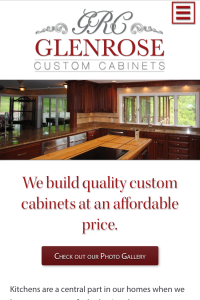 Glenrose Cabinet - cabinet page - mobile