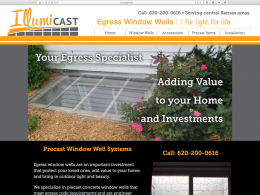 Illumicast Home page on Desktop